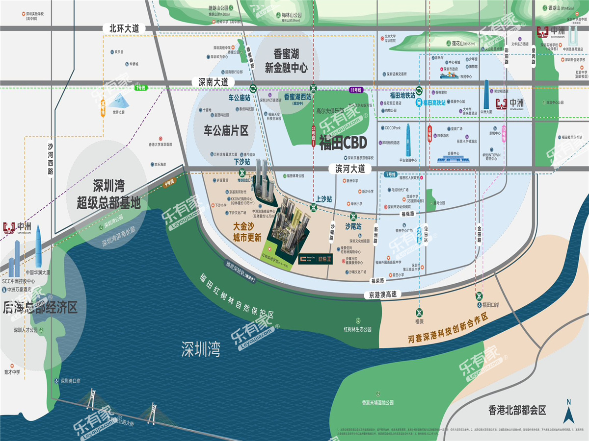 中洲滨海商业二期位置图1
