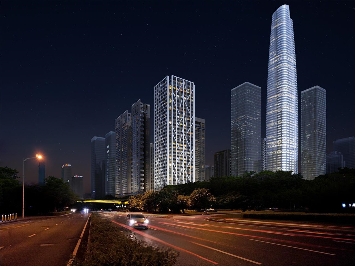 深圳金地中心实景图