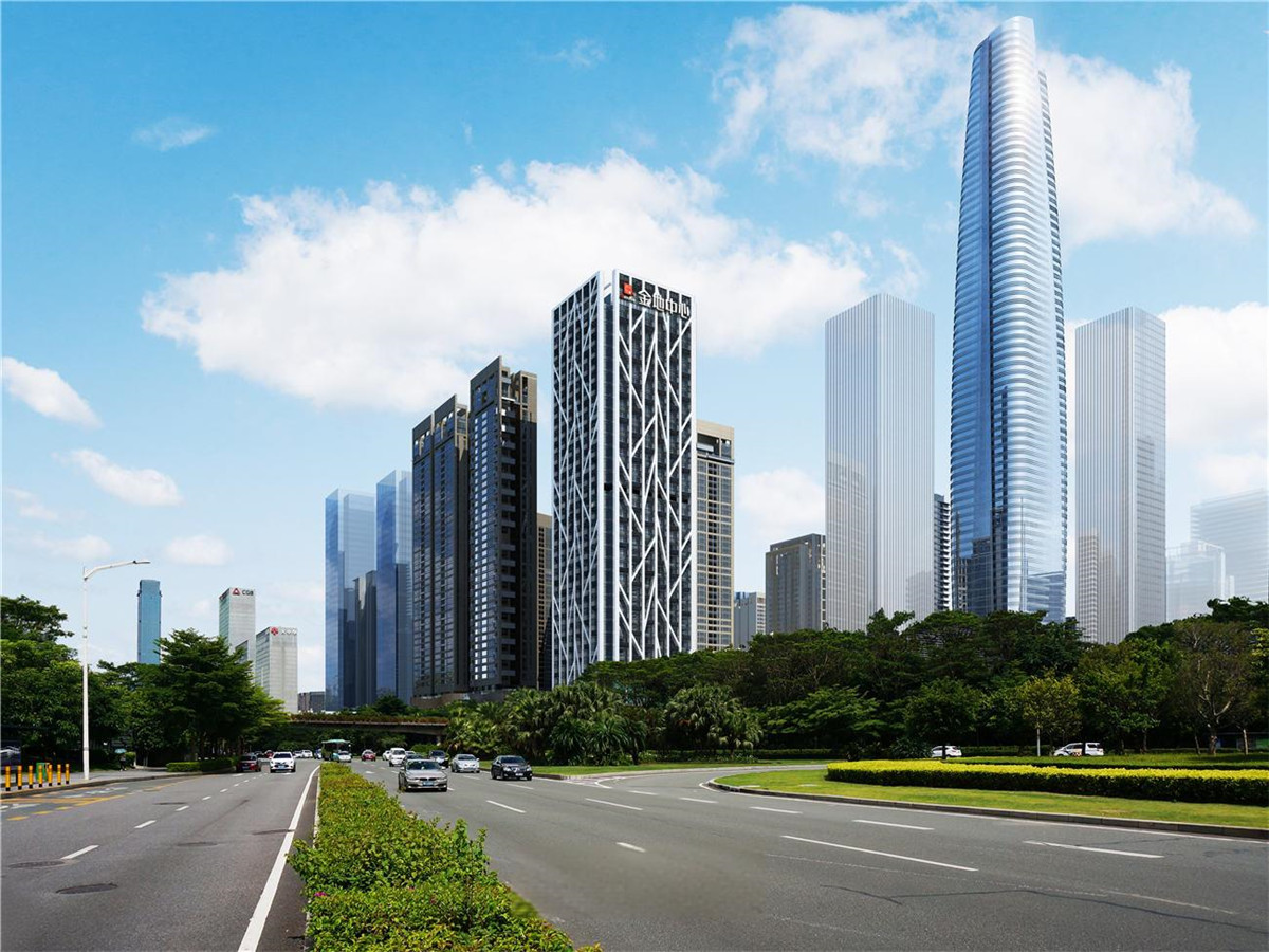深圳金地中心实景图