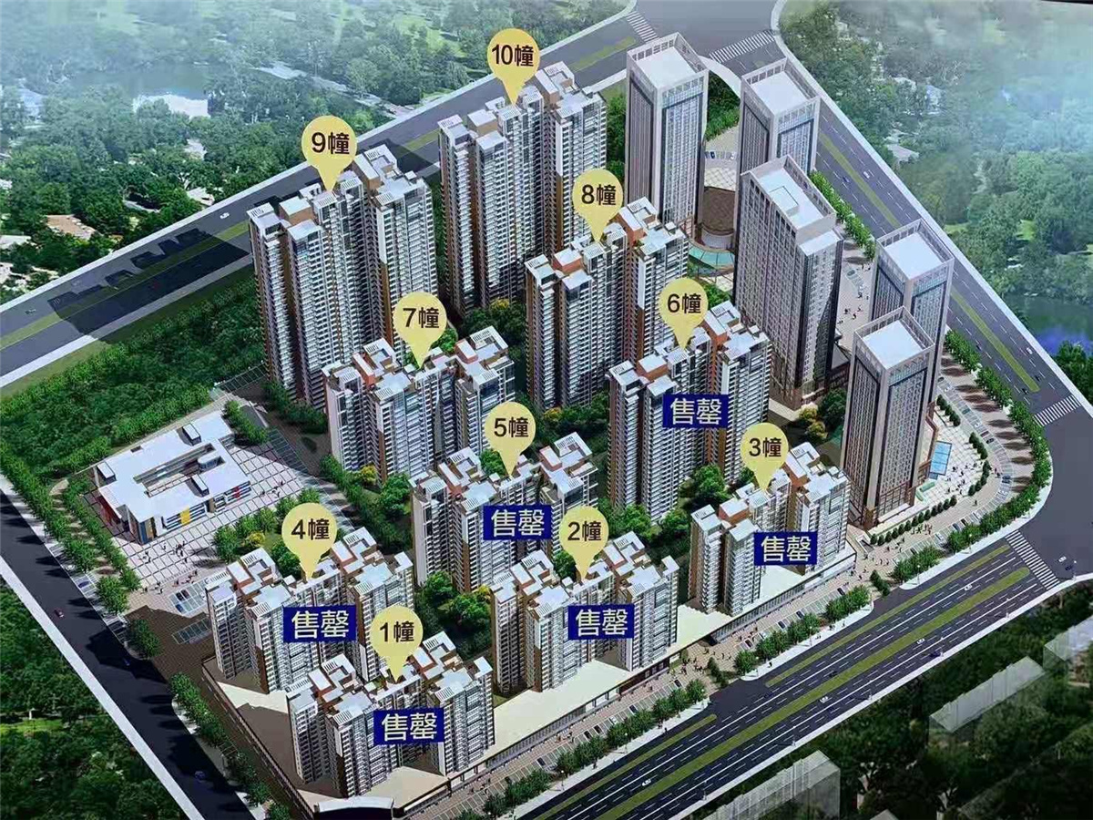 科技产业带创意区商务中心小区平面图2