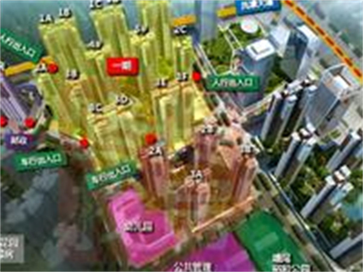 华强城市花园一期平面图