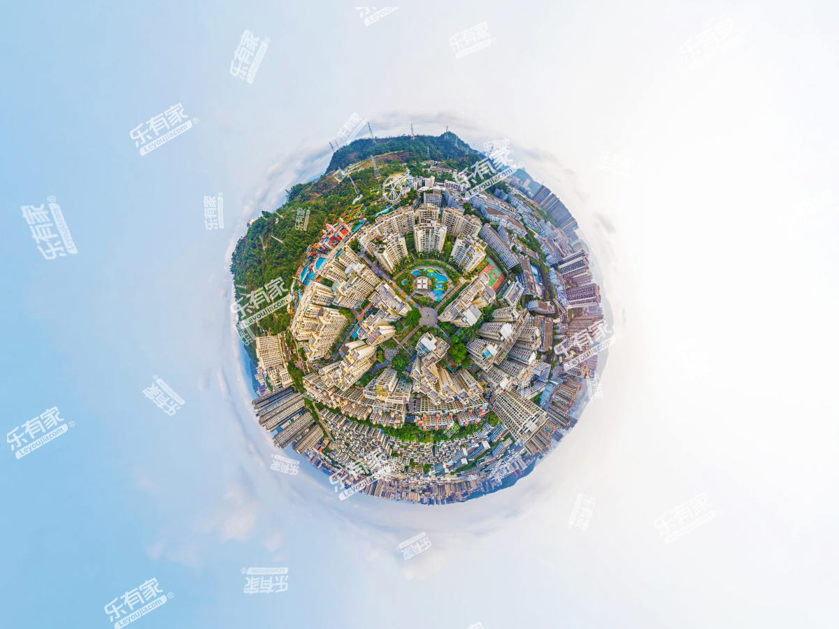 大世纪水山缘小区航拍