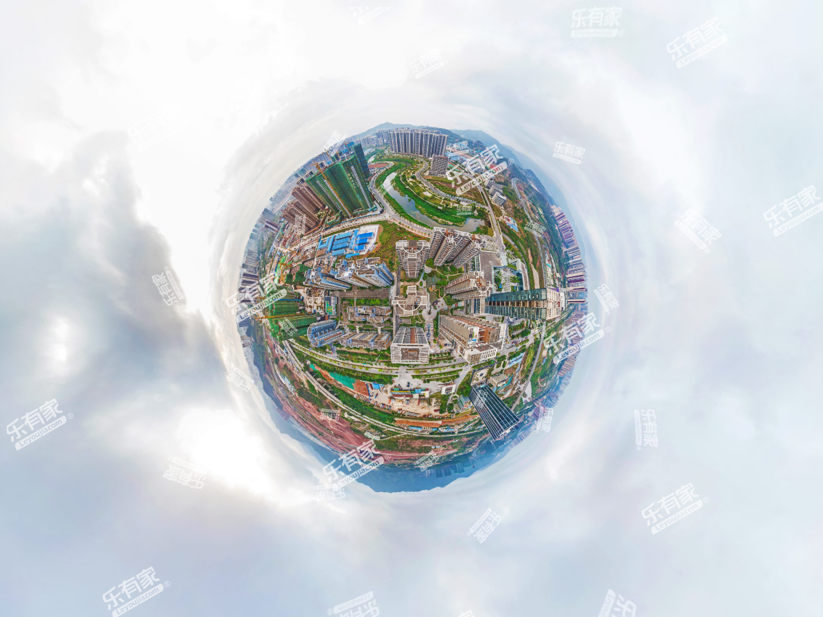 星河半岛小区航拍