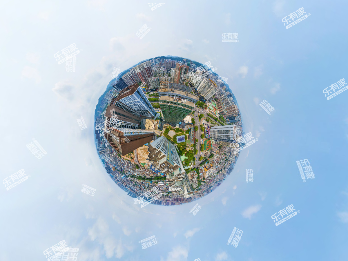 港惠新天地小区航拍