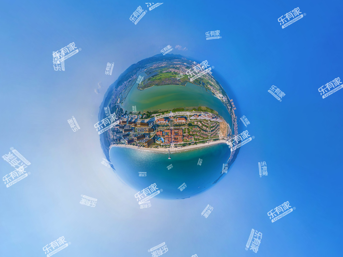 万科双月湾小区航拍