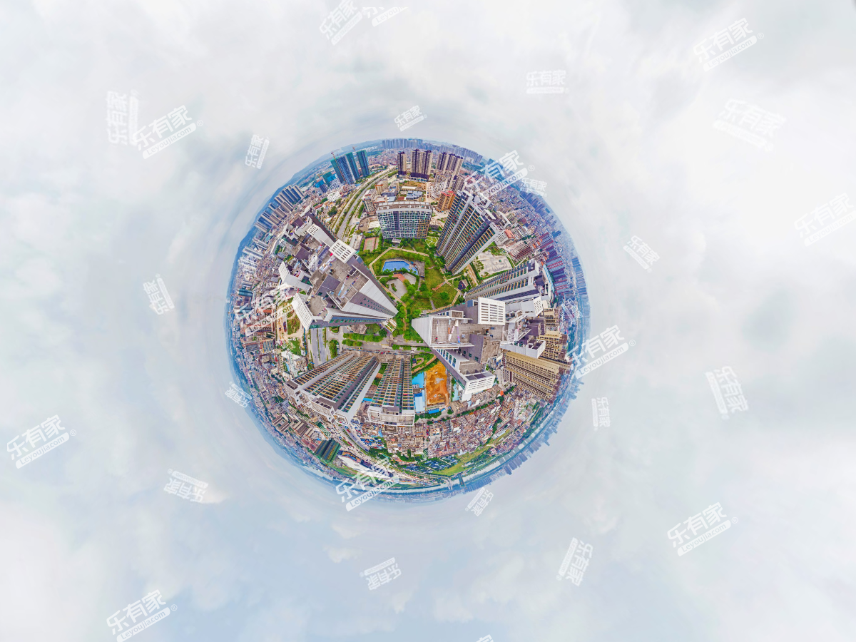 海伦天空花园小区航拍