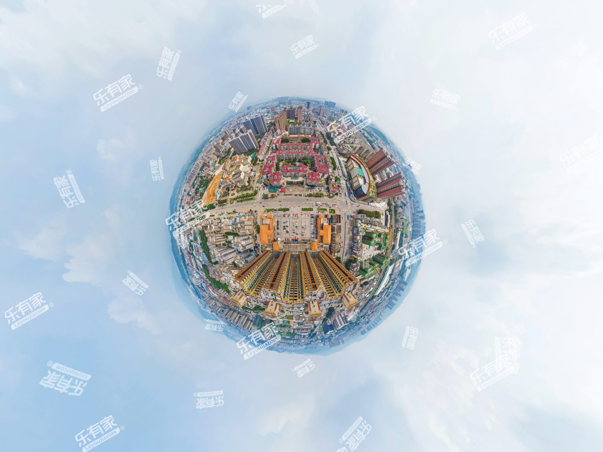 东港城小区航拍