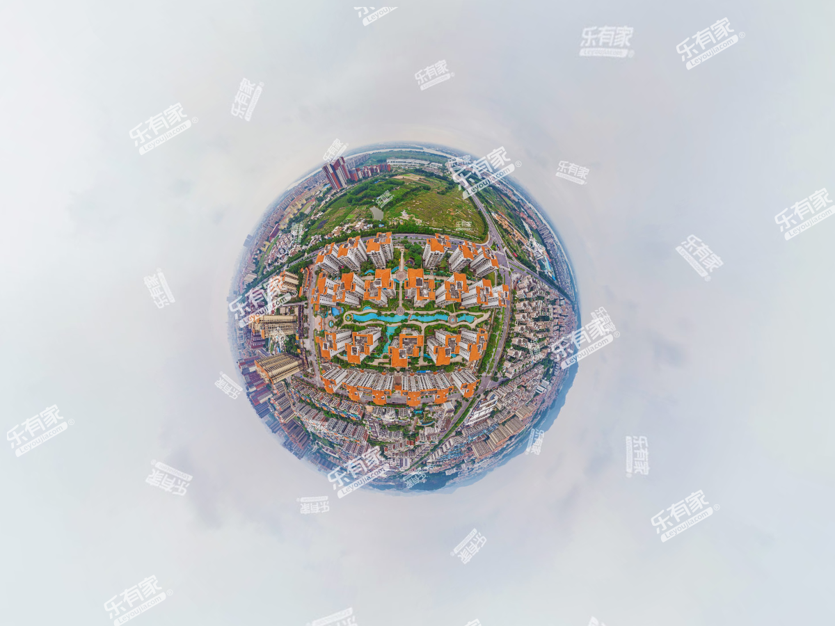 祈福水城小区航拍