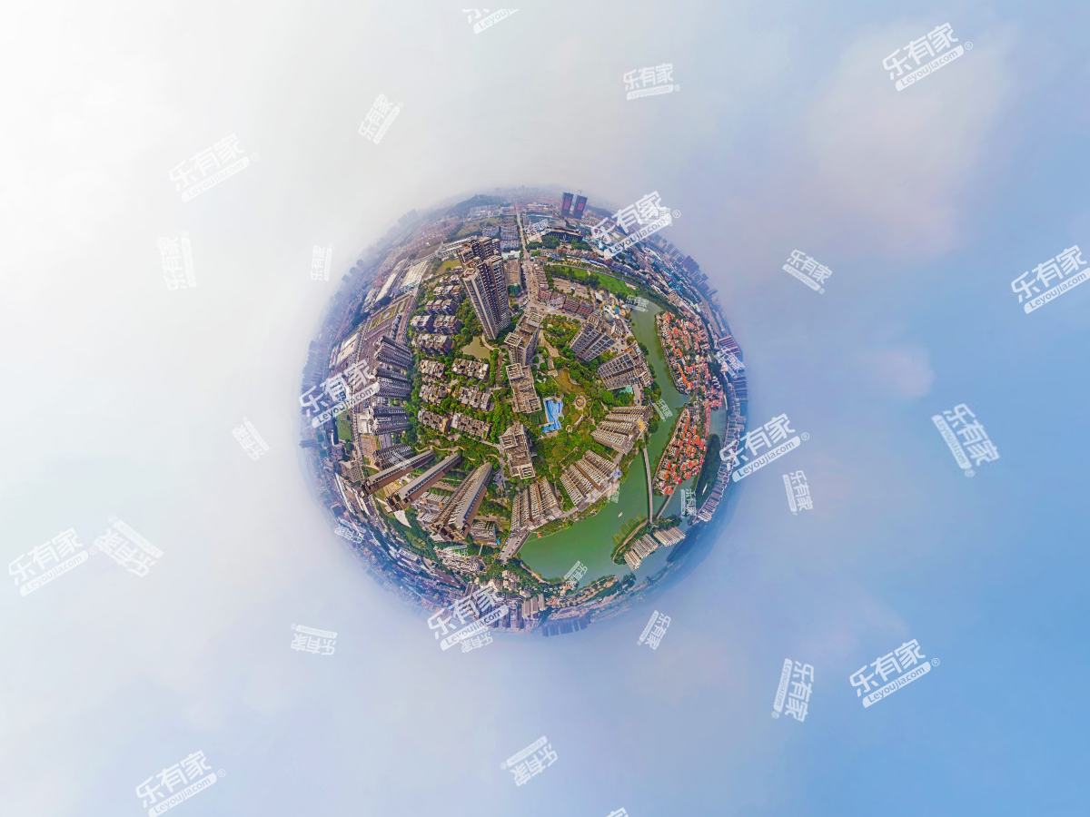 金地博登湖小区航拍