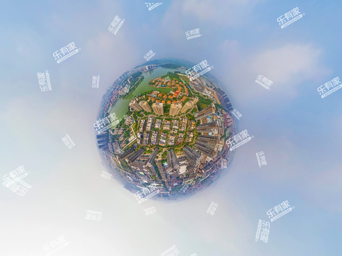 金地博登湖澜庭小区航拍