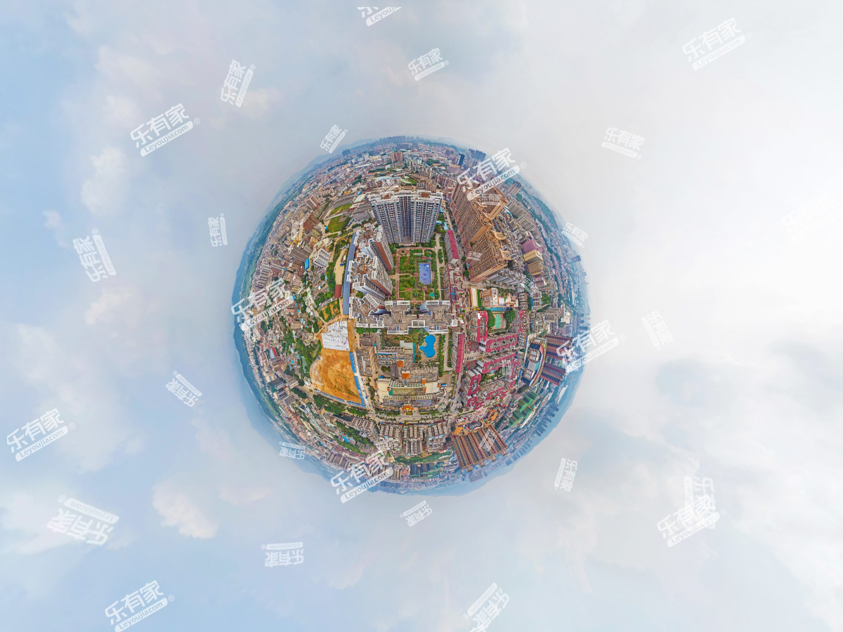 金海怡景花园小区航拍
