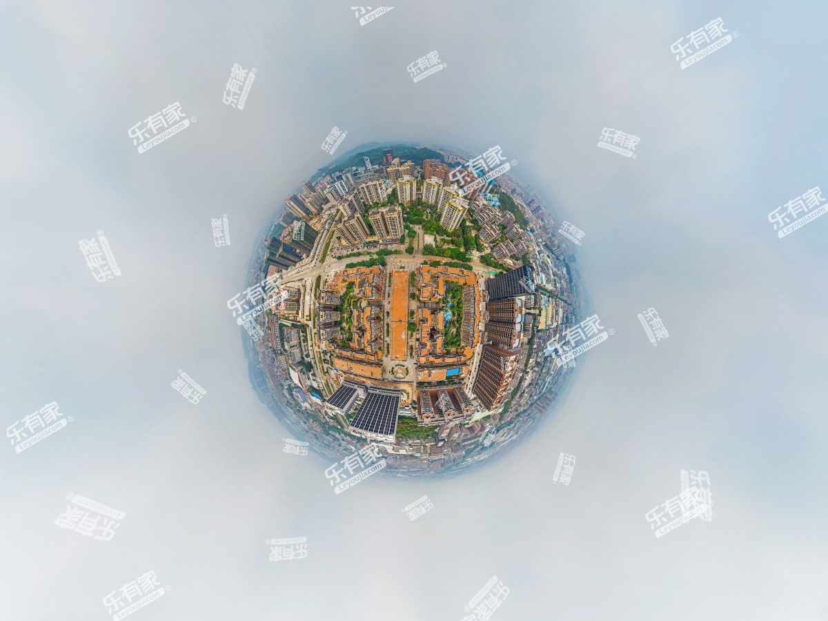 御鹿华庭小区航拍
