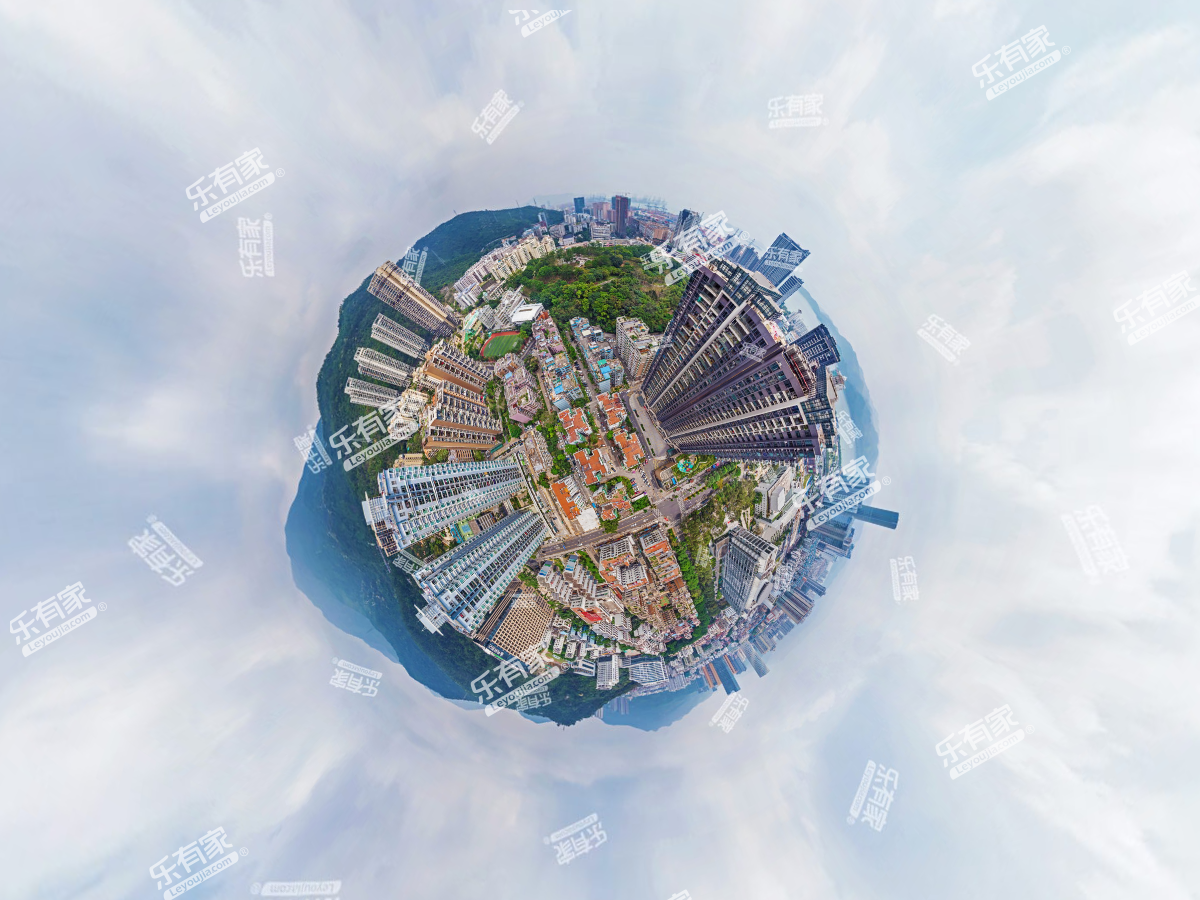 翠景花园小区航拍