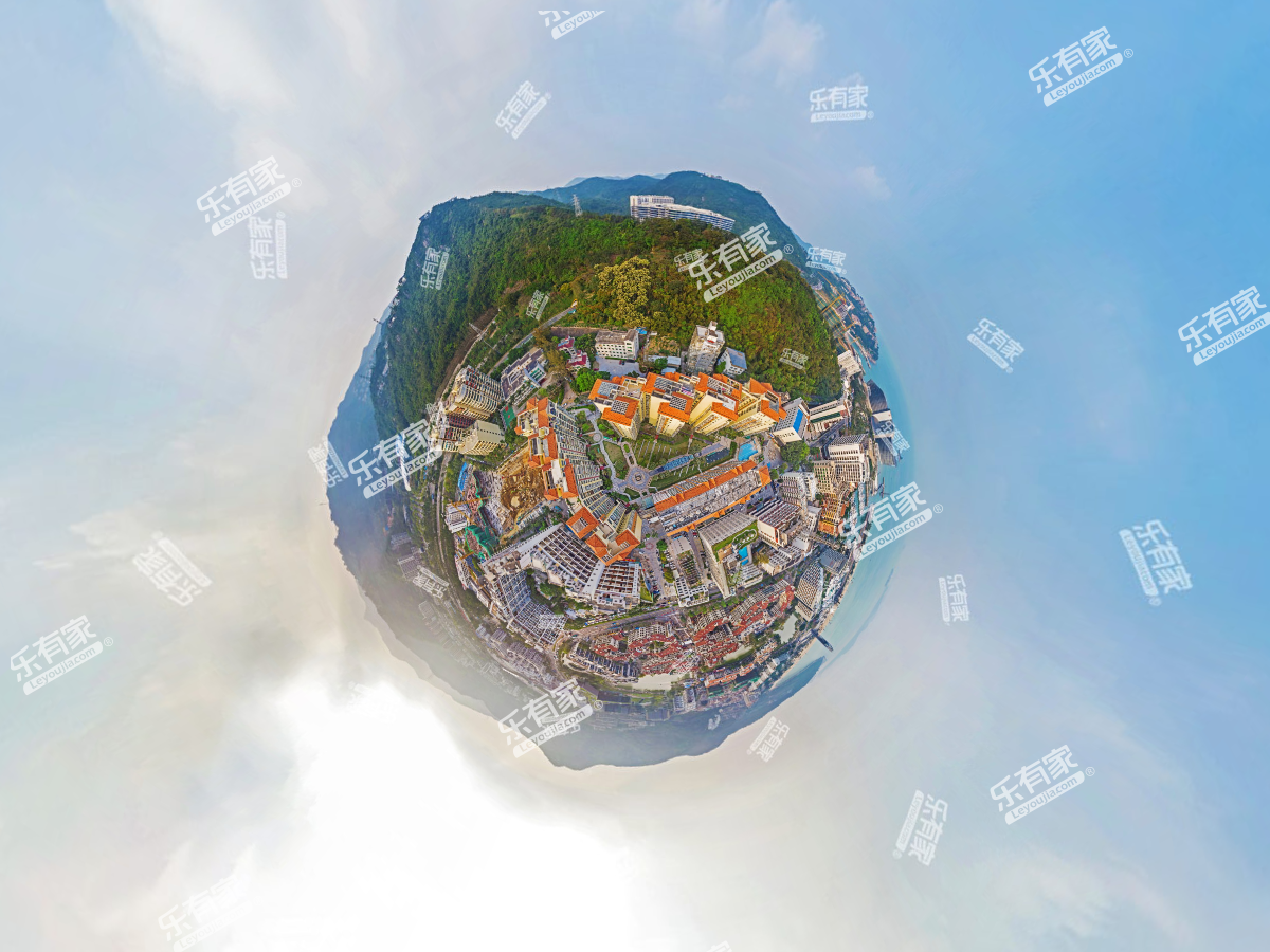 泊岸雅苑小区航拍