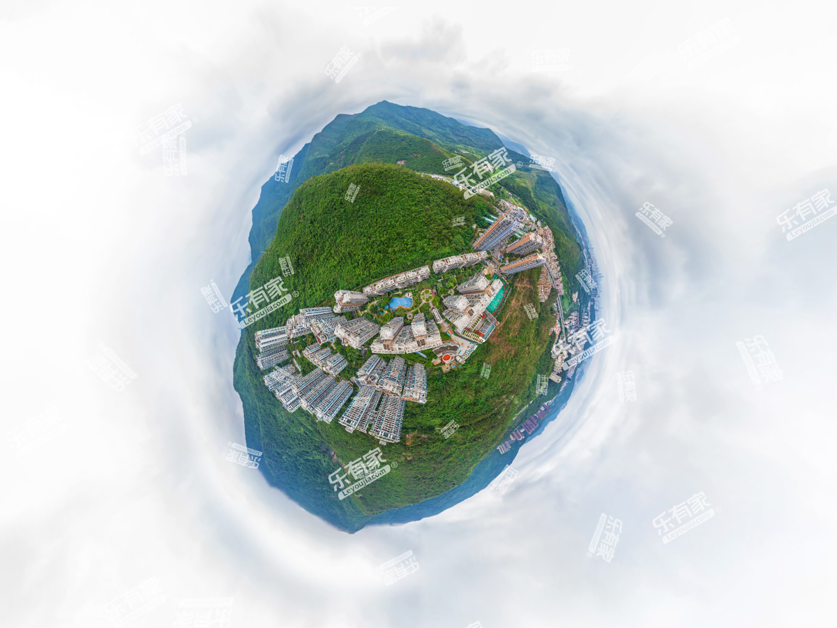 鸿景翠峰花园小区航拍