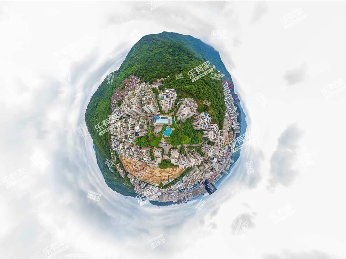 梧桐山新居一期小区航拍