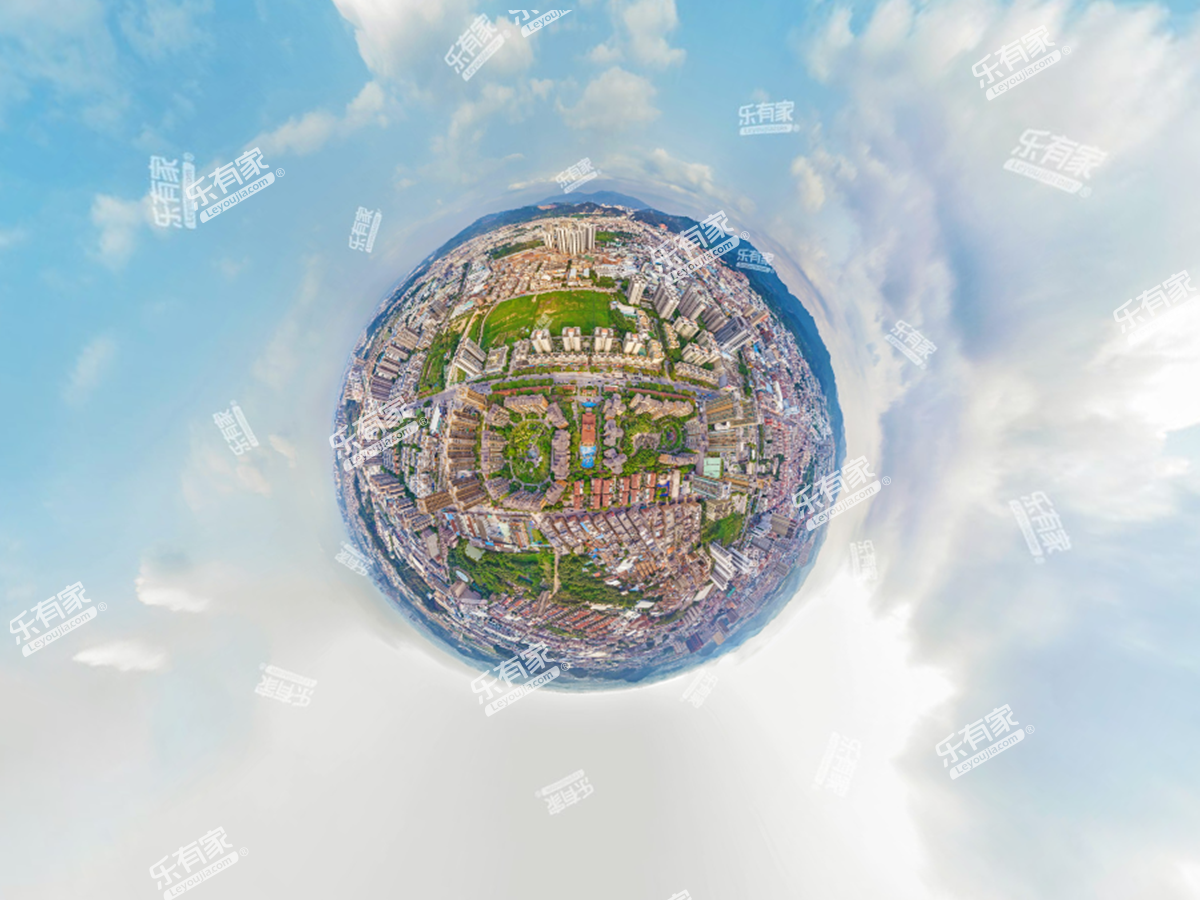 棕榈泉五期星光城小区航拍