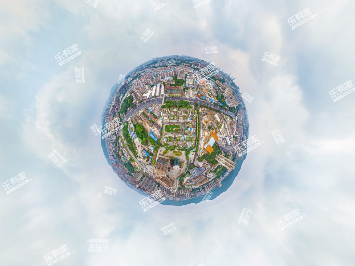 天河阳光家园小区航拍