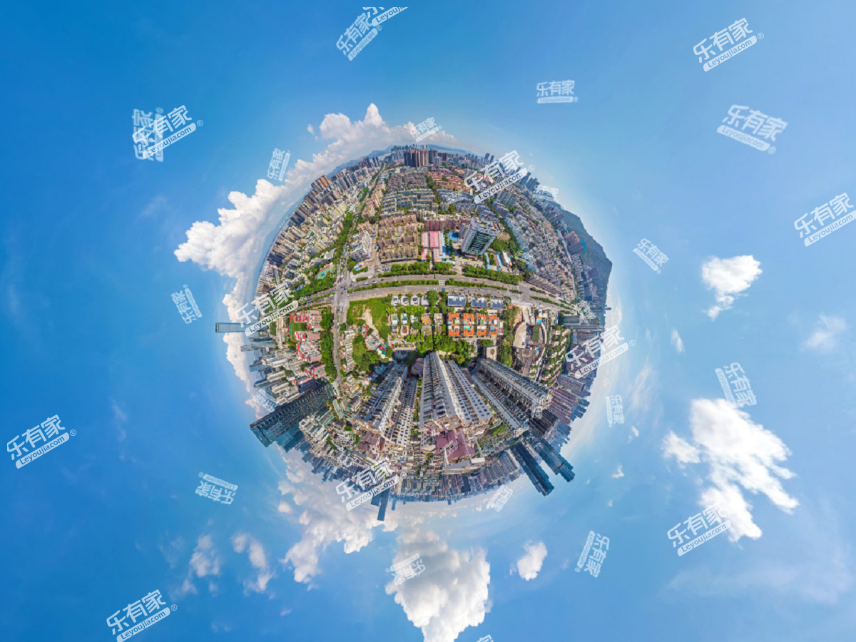 京光海景花园小区航拍