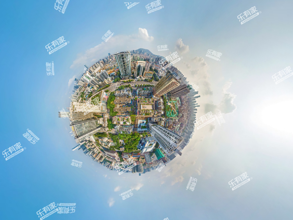 南贸市场综合楼小区航拍