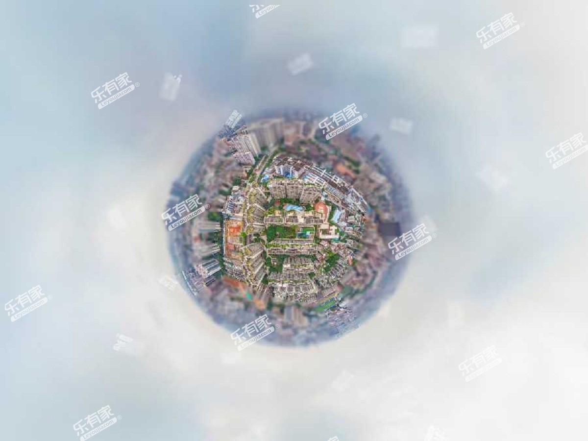 珠江南景园小区航拍