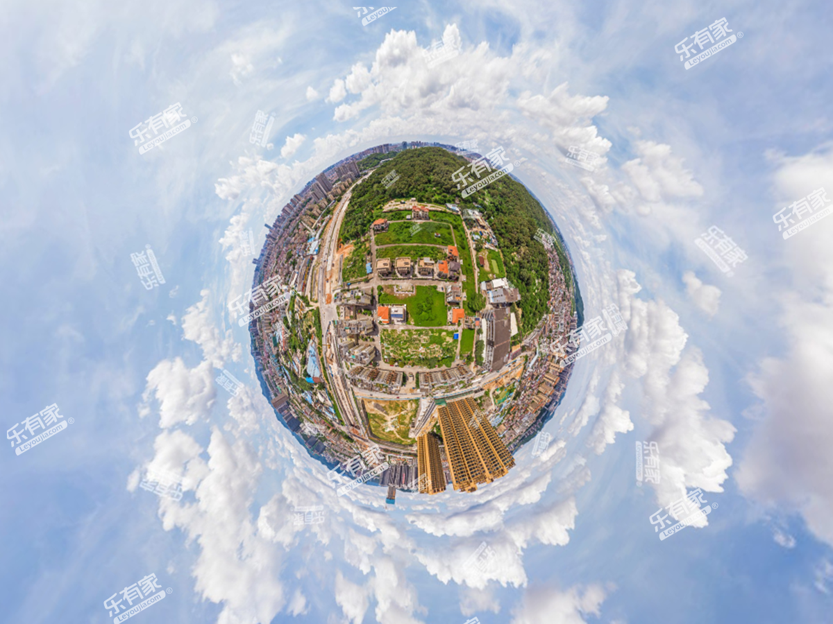 峰景花园小区航拍