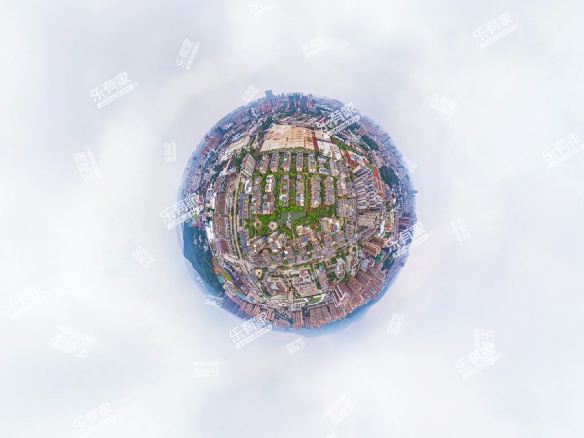 星汇花苑小区航拍