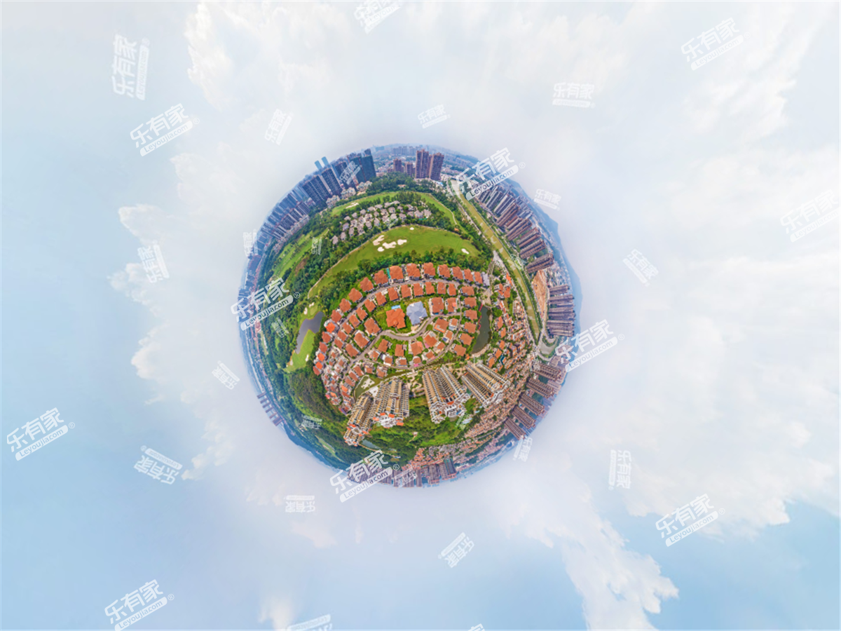 五邑锦绣豪庭小区航拍