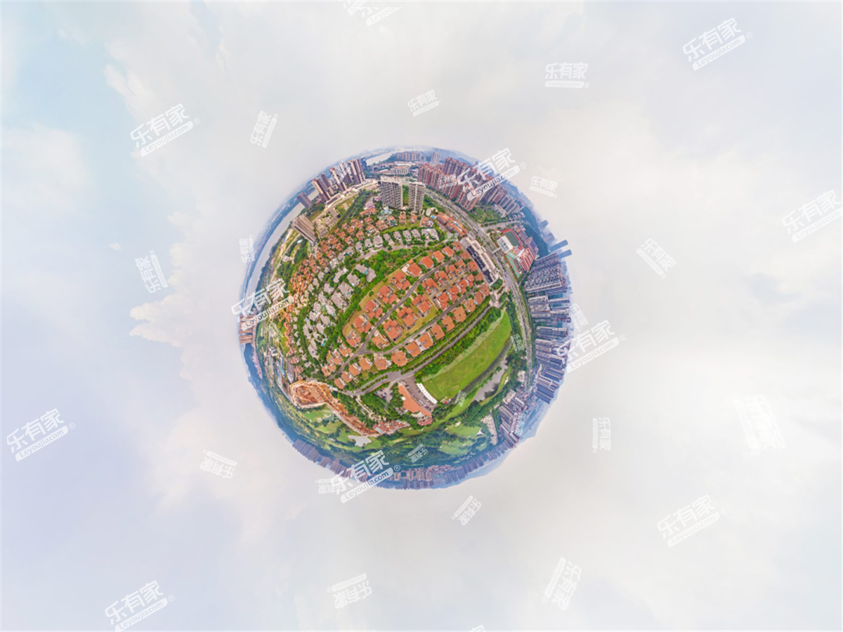 五邑蒲葵高尔夫球会小区航拍