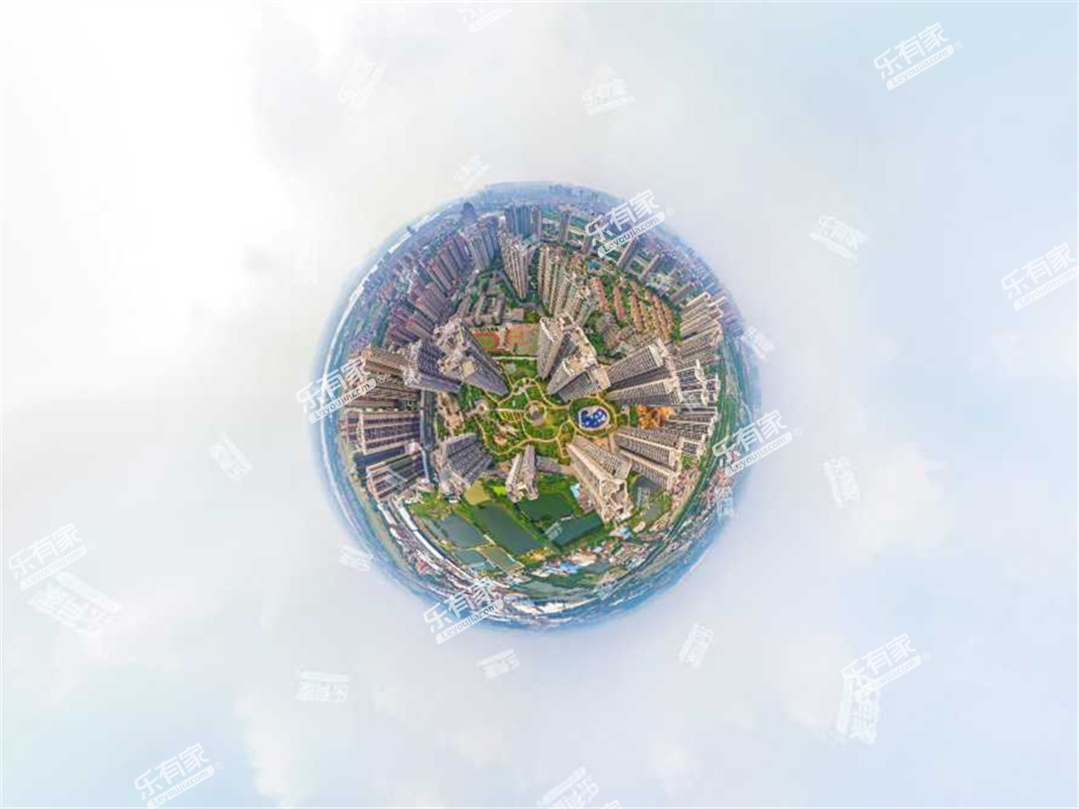 欧雅右岸春天小区航拍