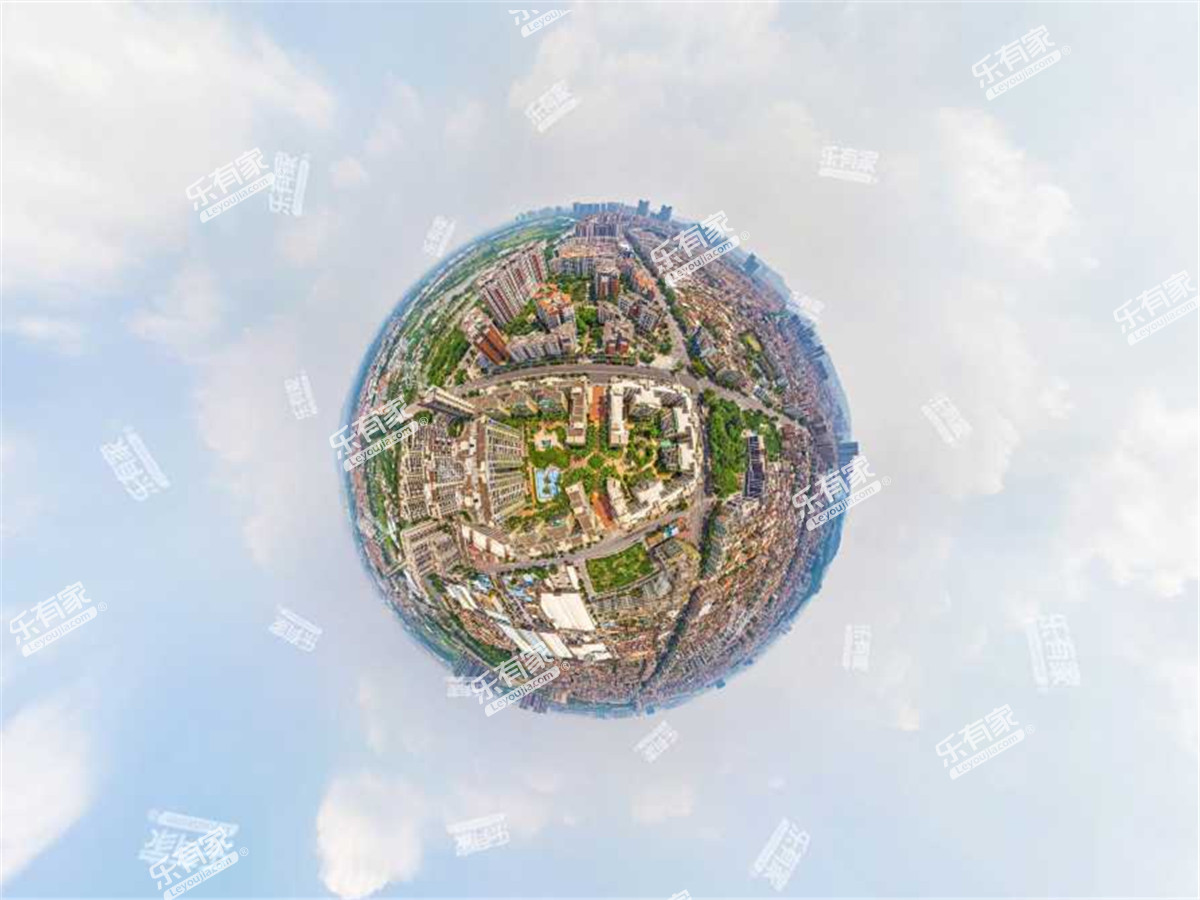丽景花园小区航拍