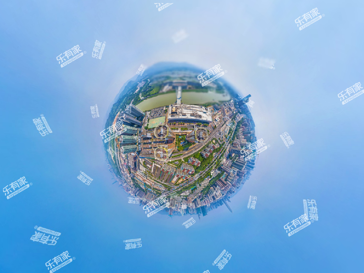 海悦华城小区航拍