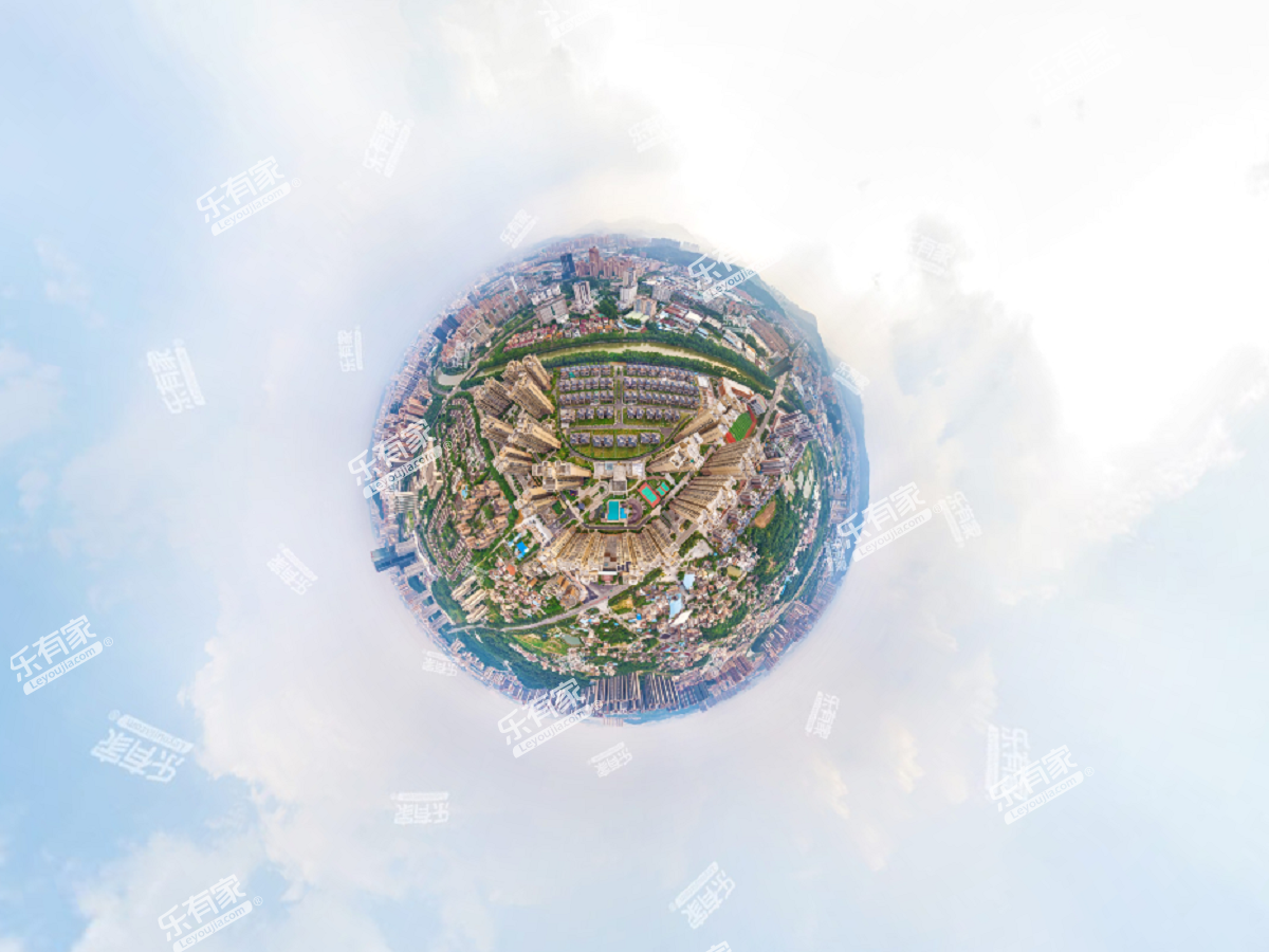 都市豪庭小区航拍