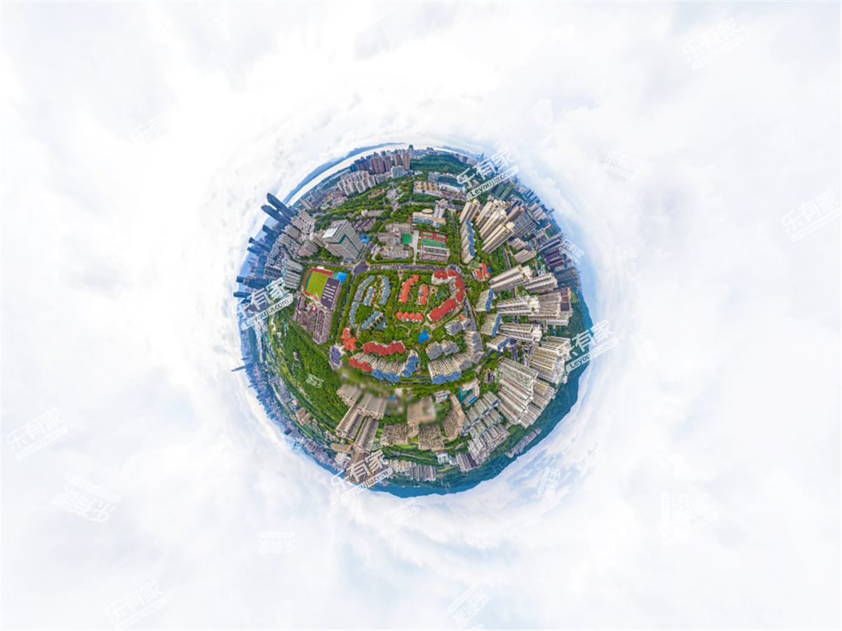 港中旅花园一期小区航拍