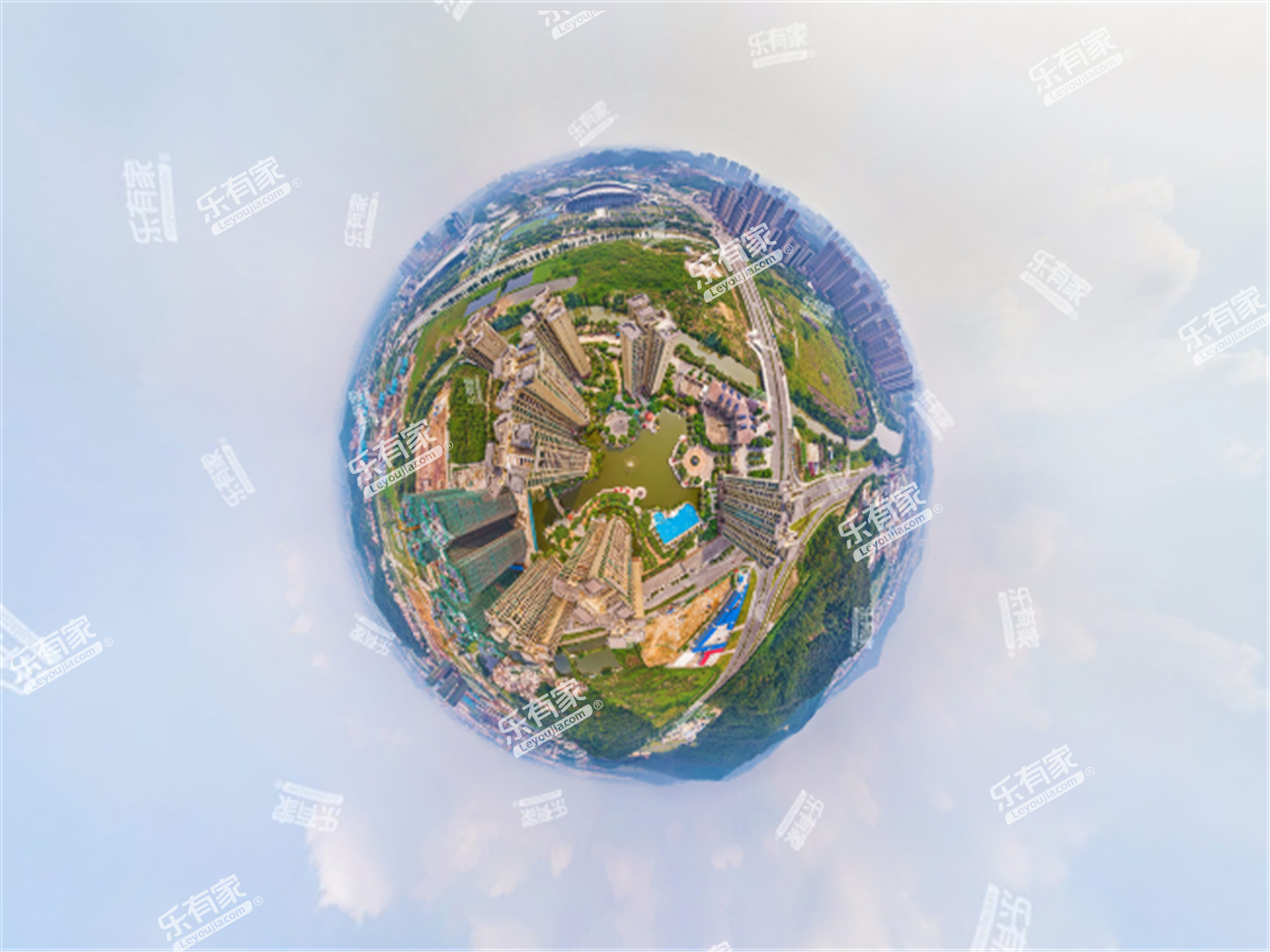 锦富·汇景湾小区航拍