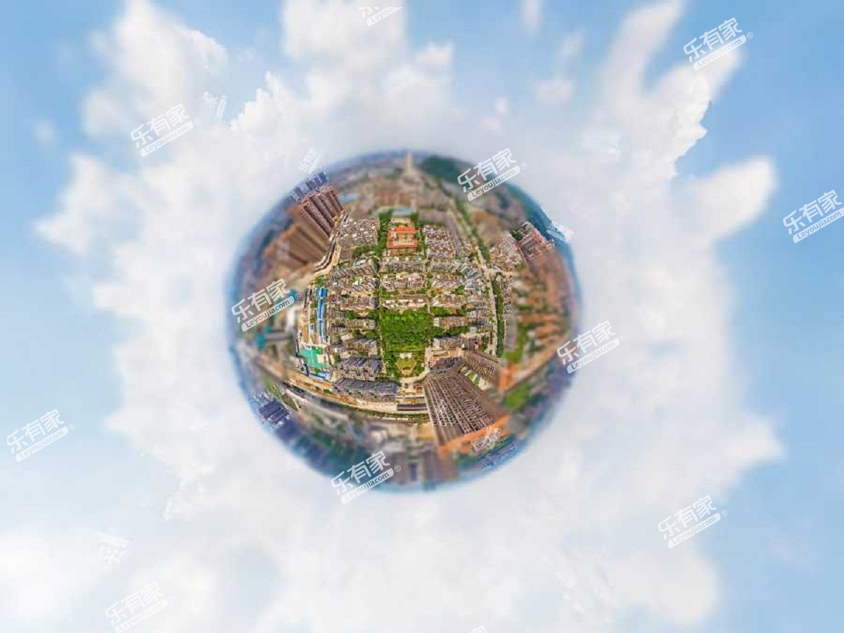 云景华庭小区航拍