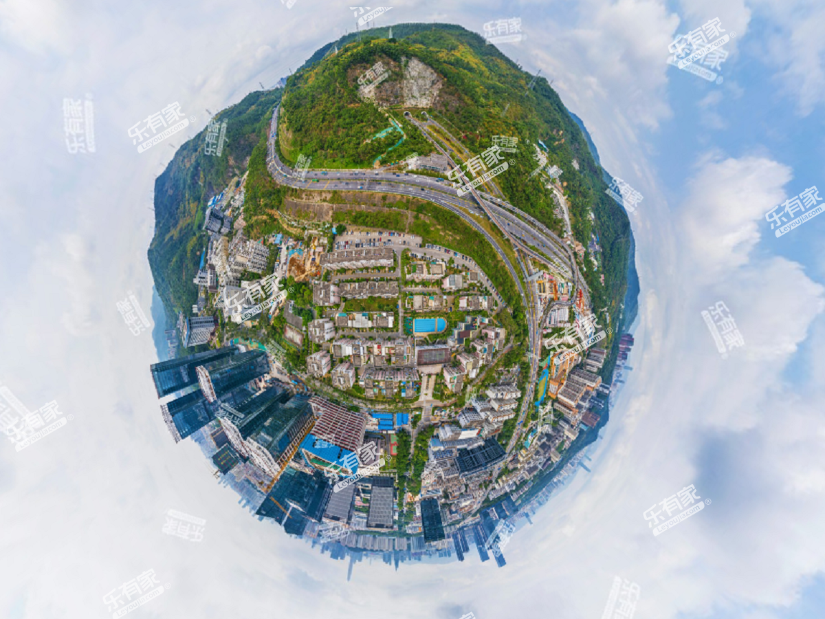 汇龙花园小区航拍