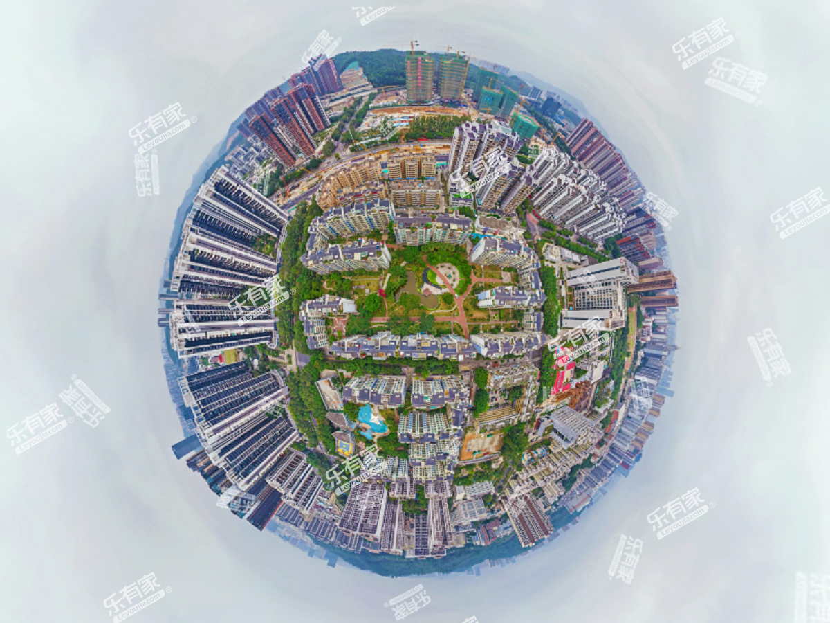 东方沁园小区航拍