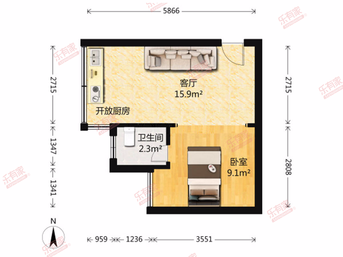 番禺城市花园户型图