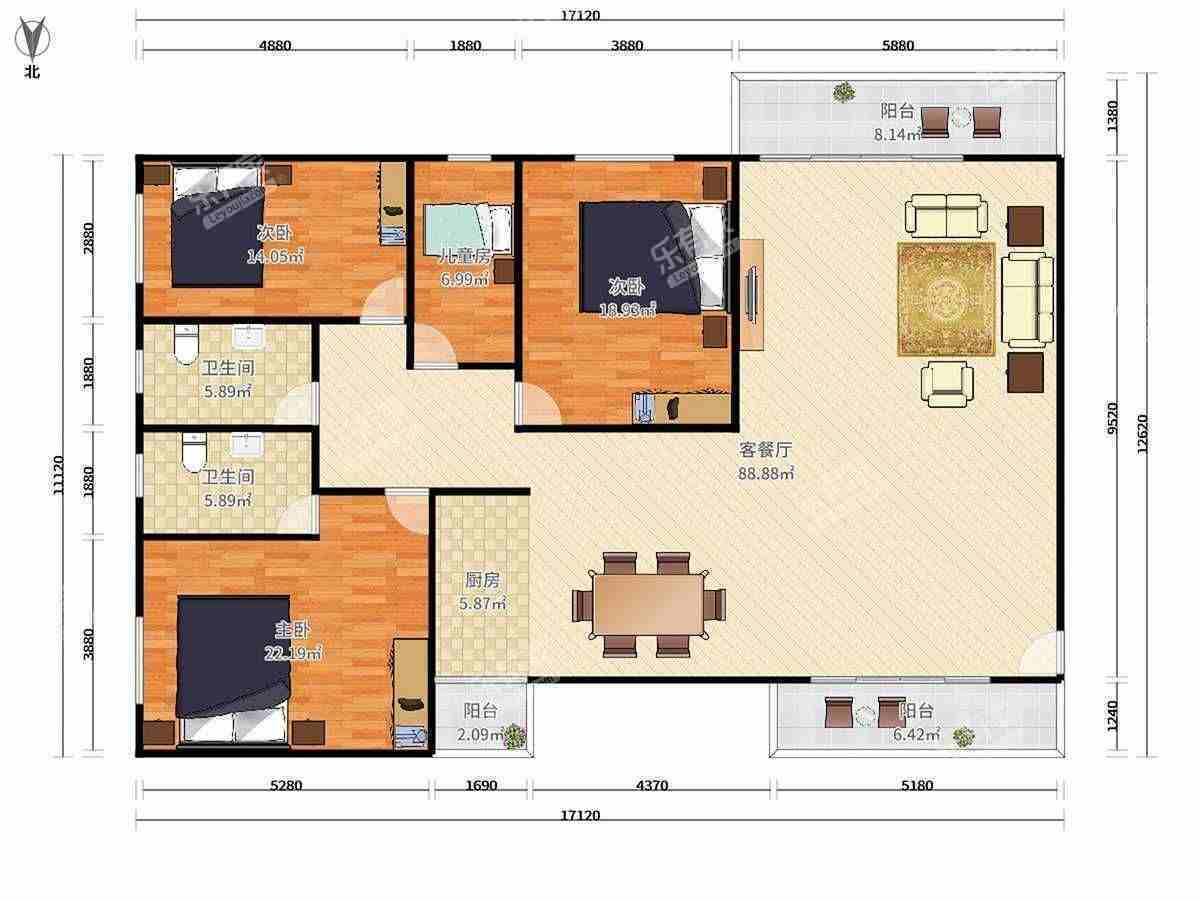 鸣溪谷户型图