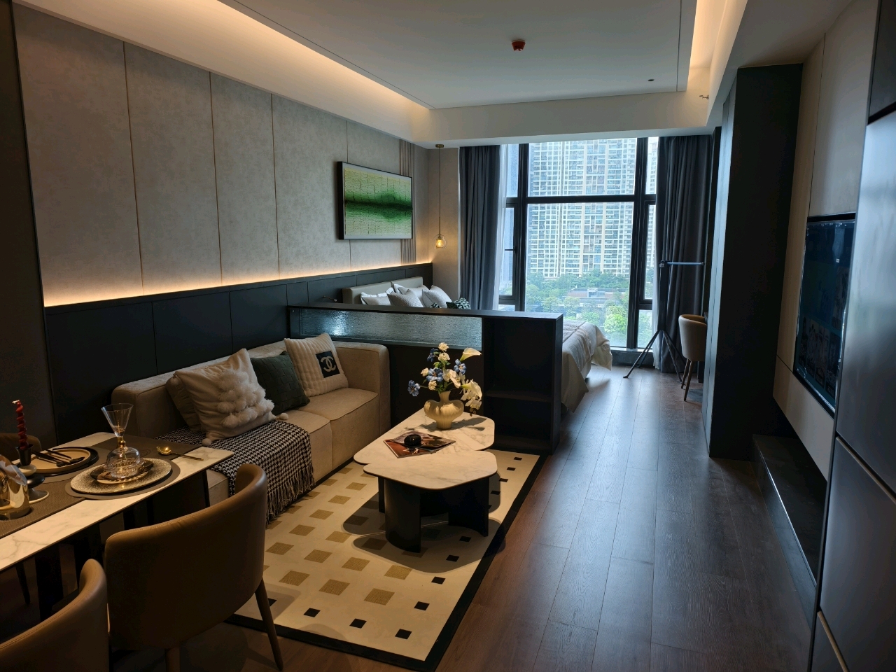 喜程酒店公寓客厅-1