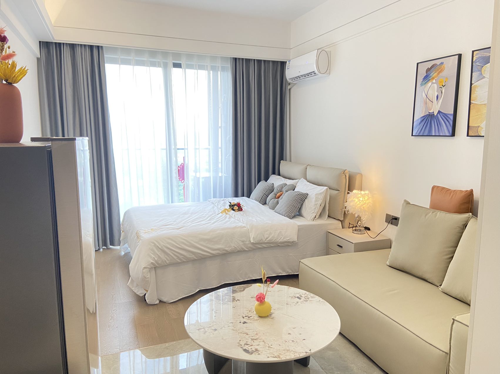 精致小户型独立厨卫全明格局，拎包即住不将就 户型方正无浪费