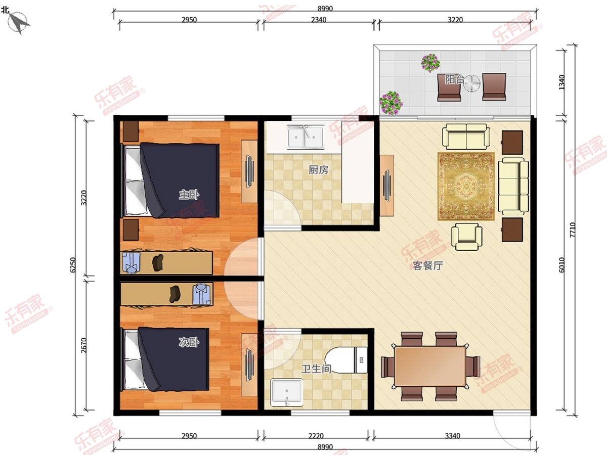 建安花园户型图