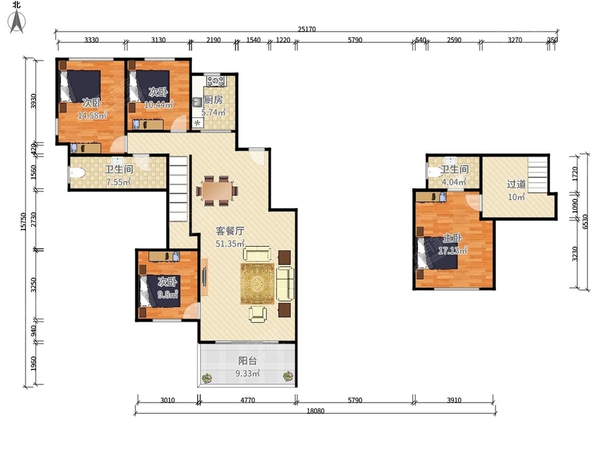 同创九著院户型图
