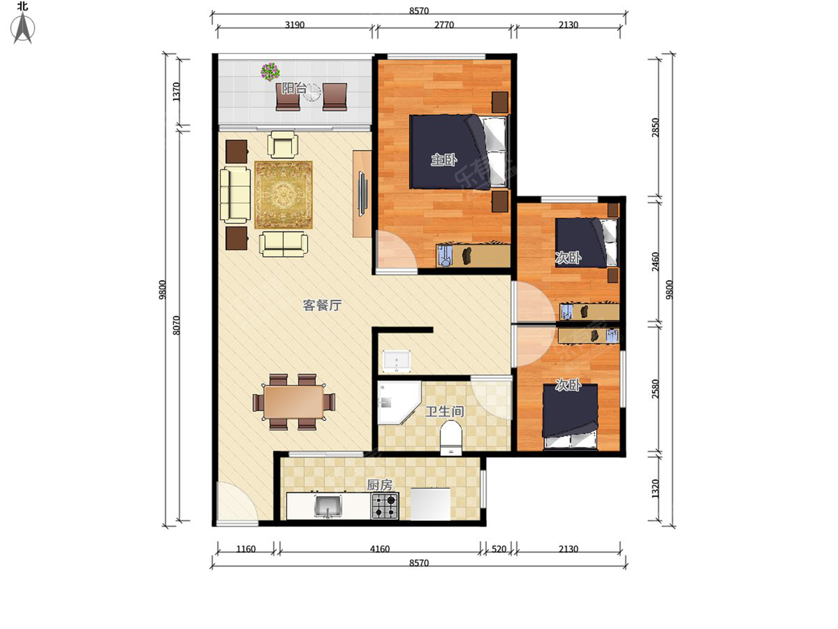 花样年别样城户型图