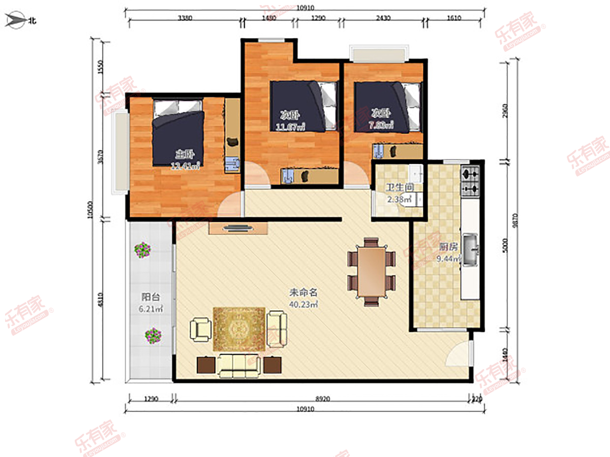 方直君御户型图