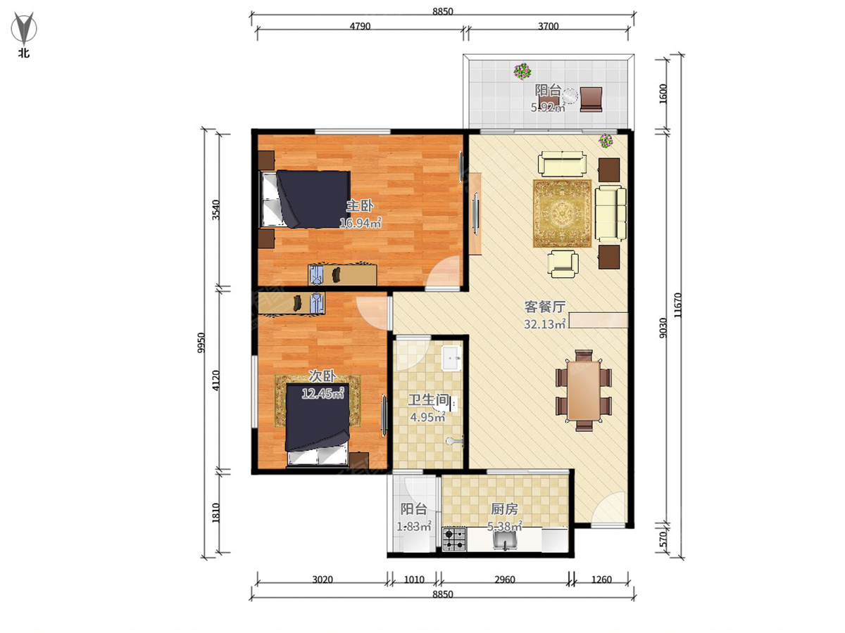 东泰花园明华苑户型图