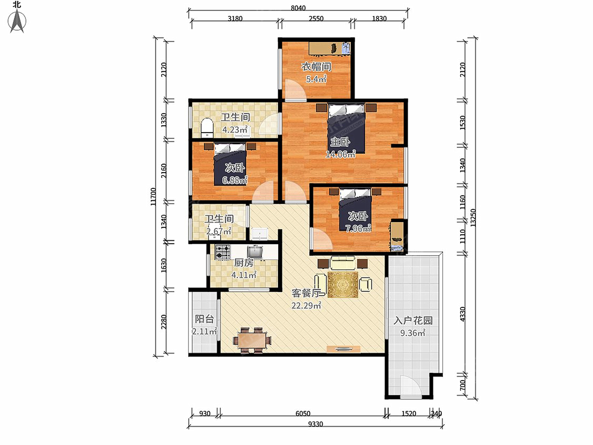 劲嘉龙园印象户型图