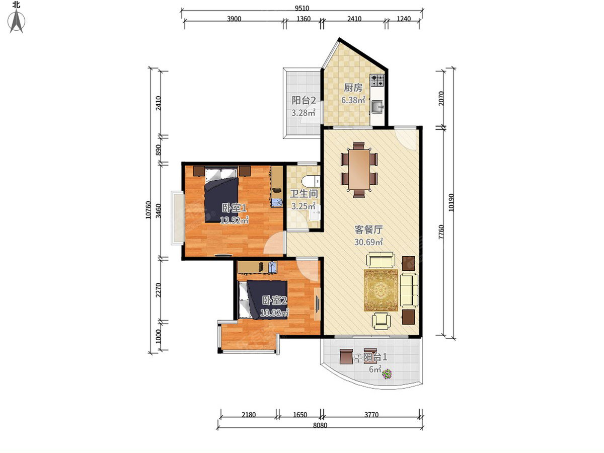 长城盛世家园二期户型图