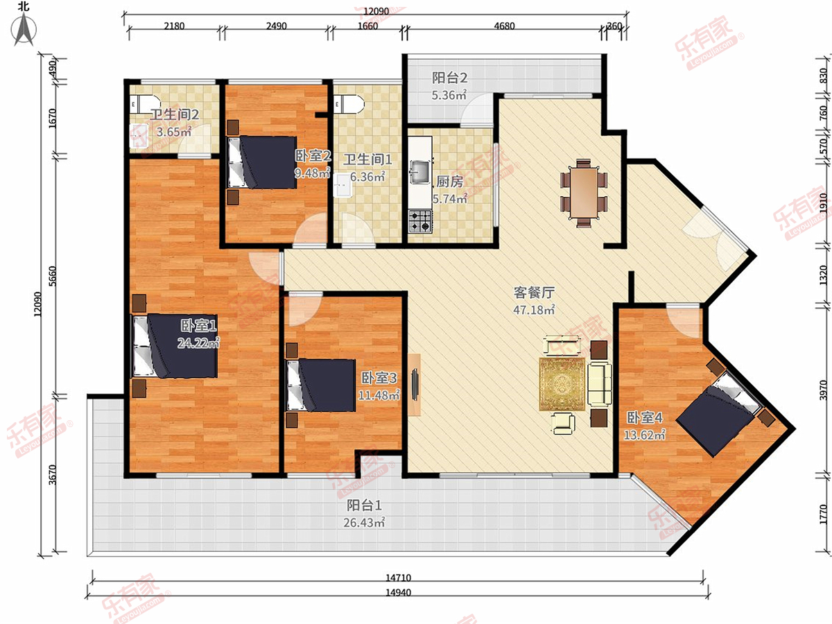 龙光君悦龙庭户型图